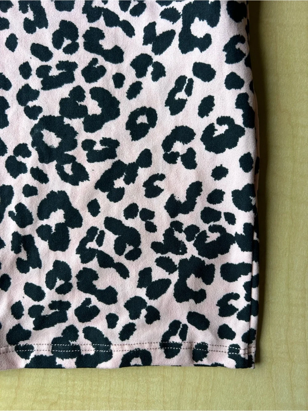 Brigitte Brianna Kids Girls Size 8 Pink Leopard Print Modest Shift Dress
